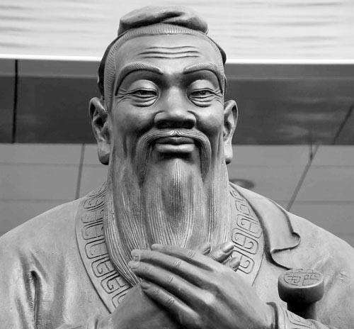5米孔子雕像-学？？？？鬃拥袼-校园文化孔贤人雕像
